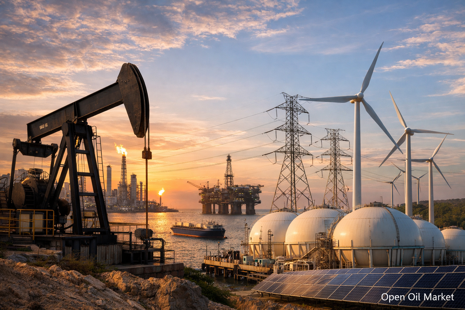 Oil and Gas News and Energy — Monday, 9 February 2026: Strengthening of Sanction Pressure, Oil Surplus and Record Growth of RES