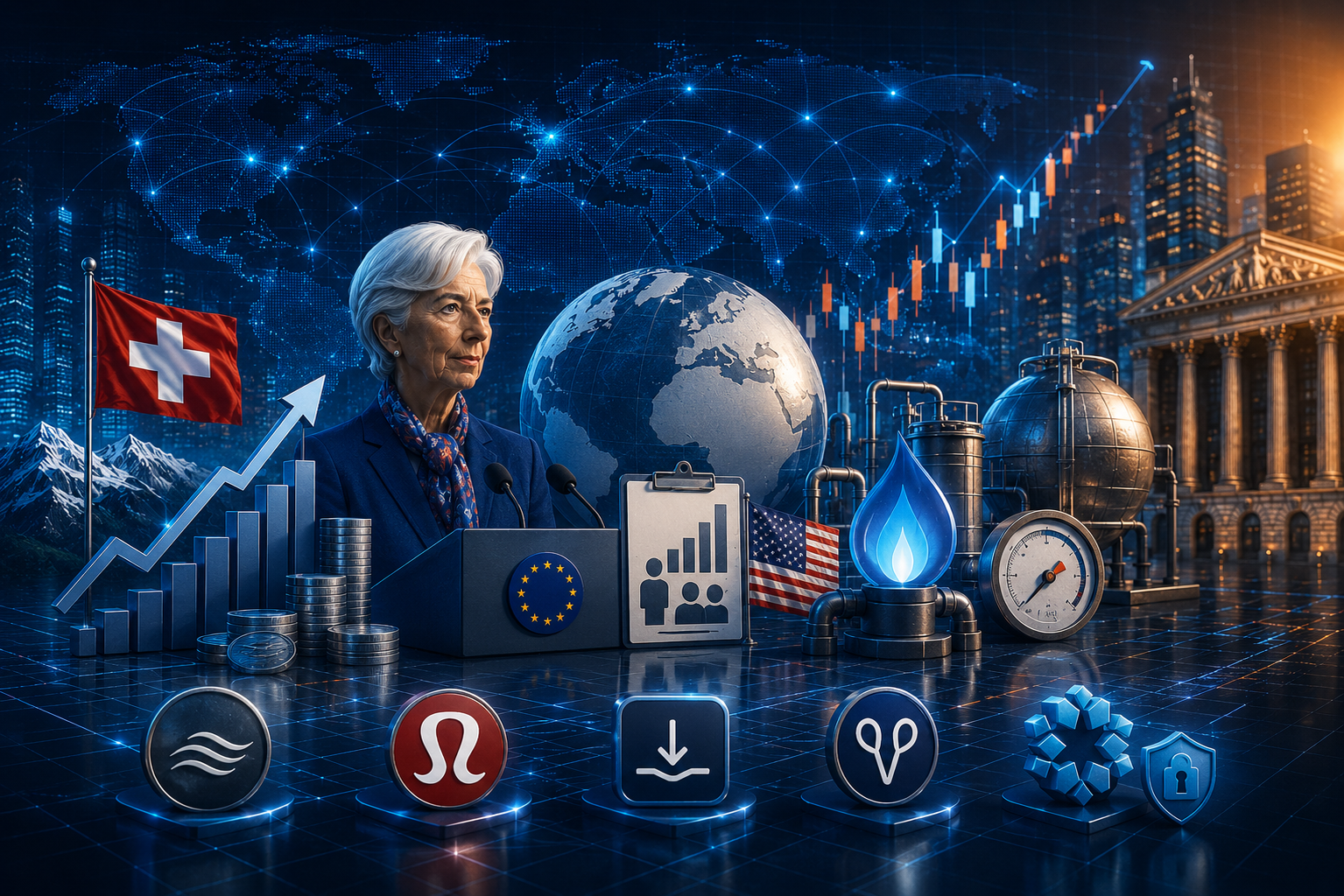 Economic Events and Corporate Reports for 4 June 2026: Swiss CPI, Lagarde Speech, US Jobless Claims, EIA Gas Storage, and Reports from Ciena, Lululemon, DocuSign, Samsara, and Rubrik