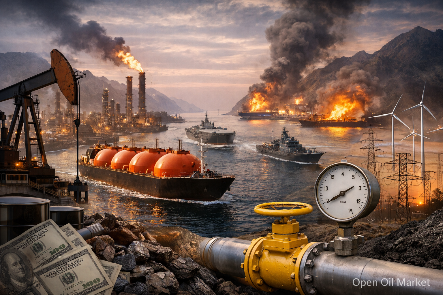 Energy Sector News: Oil, Gas and Energy — Monday, 2 March 2026 — Risk of Disruptions Due to Escalation Around Iran and the Strait of Hormuz