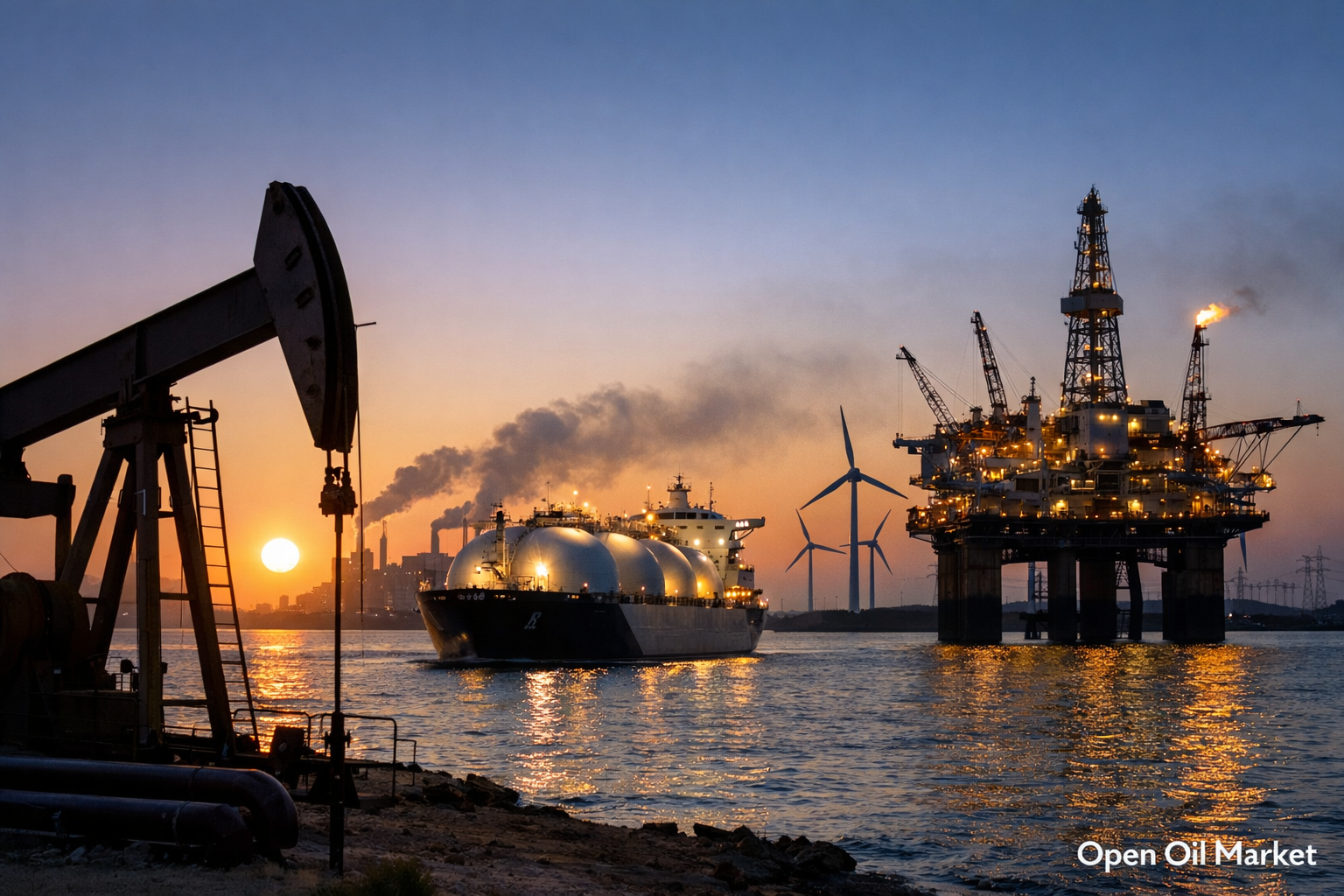 Energy Sector News — Monday 16 February 2026: Oil, Gas, LNG and Global Energy Balance