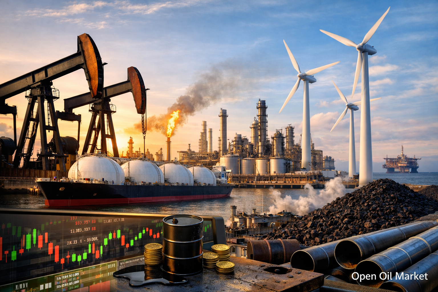 Oil and Gas News — Sunday, 15th February 2026: Brent, Gas, and RES