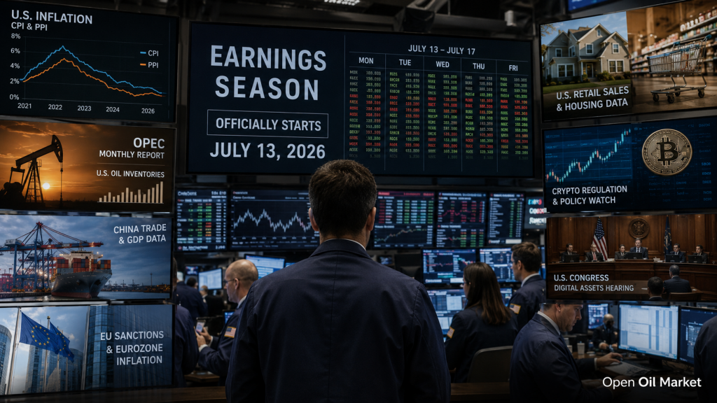 Investor Calendar 13th to 17th July 2026: US CPI, China's GDP and Earnings Season