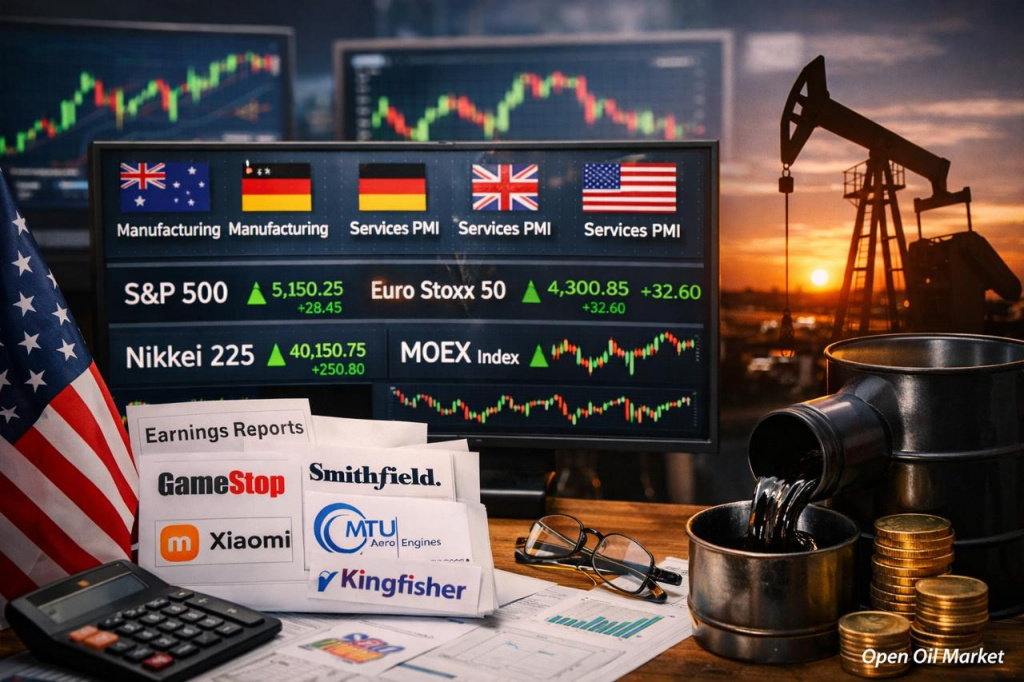 Economic Events and Corporate Reports Tuesday, March 24 2026: PMI, US Employment, and Oil