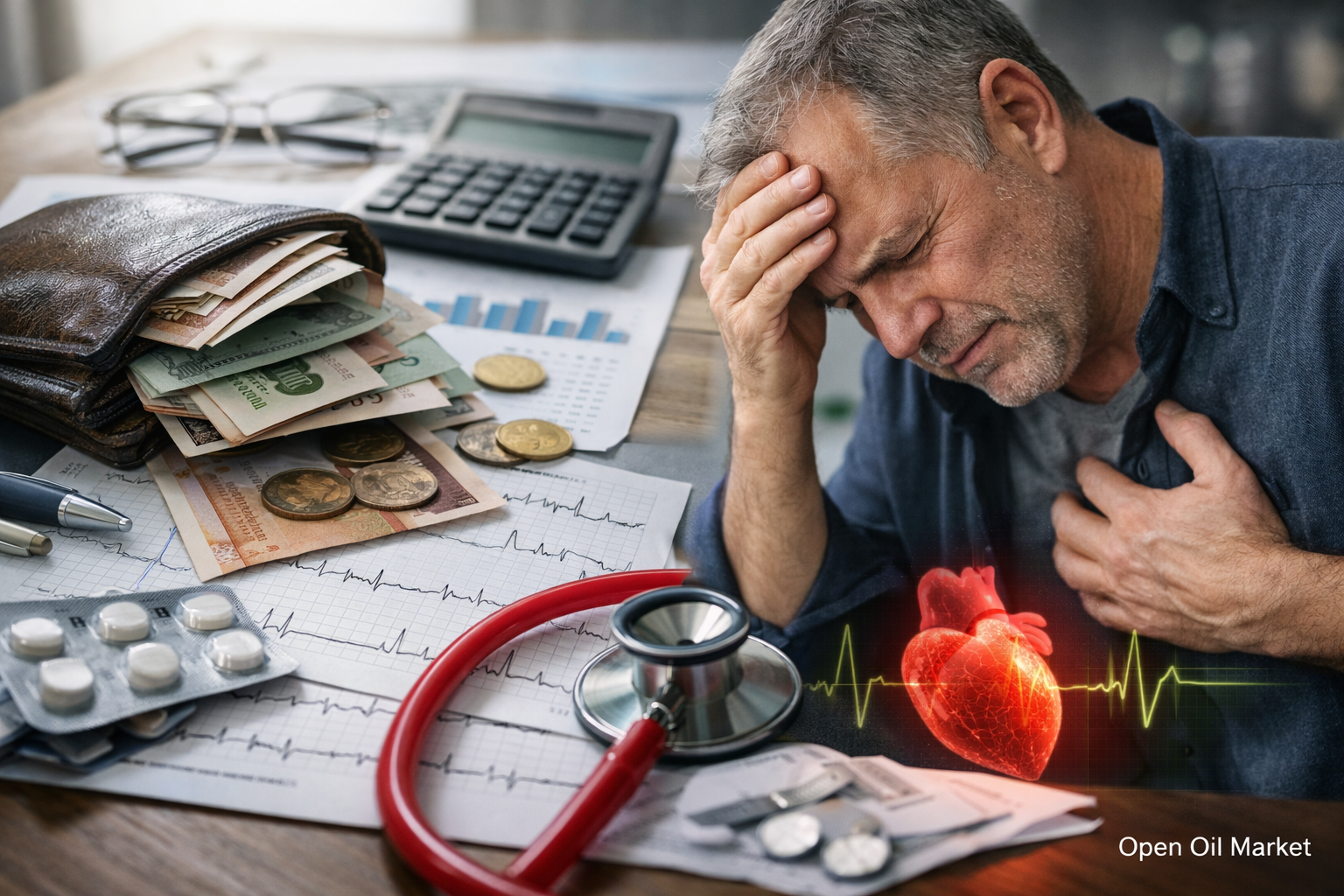 Financial Stress and the Heart: How Lack of Money Increases the Risk of Death and What Investors Can Do