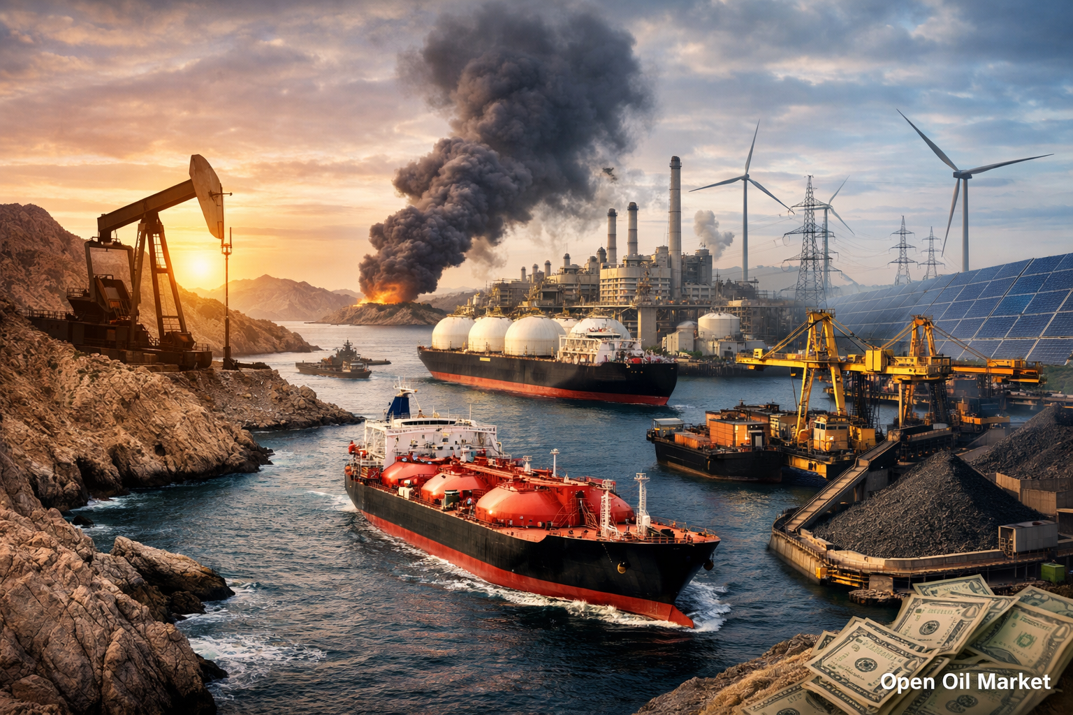 News Oil and Gas and Energy - Sunday, 1st March 2026: Risk Premium from Iran, OPEC+ Decision and Tensions in Gas and Coal Markets