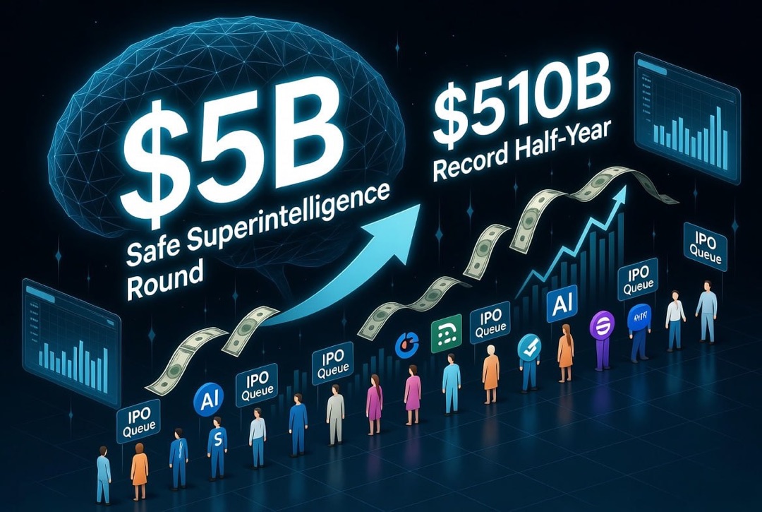 Startups and Venture Investments News - Tuesday, August 4, 2026: Safe Superintelligence $5 Billion Round, Record $510 Billion, and AI Giants' IPO Queue