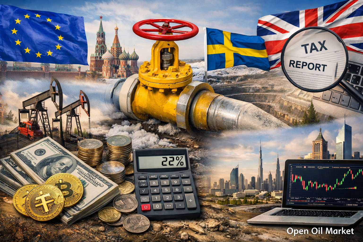 Economic Events and Corporate Reports — Thursday, 1 January 2026 VAT Russia, Gas EU, Cryptocurrency Regulation