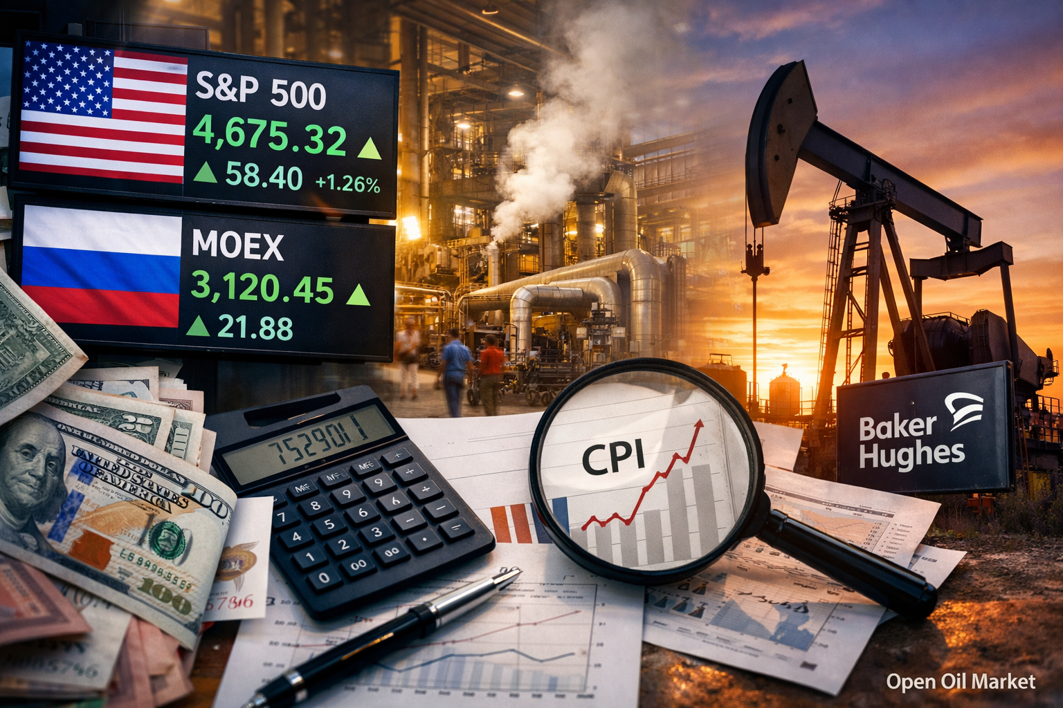 Economic Events and Corporate Reports — Friday, 16 January 2026: US Industrial Production, CPI Russia, and Baker Hughes Data
