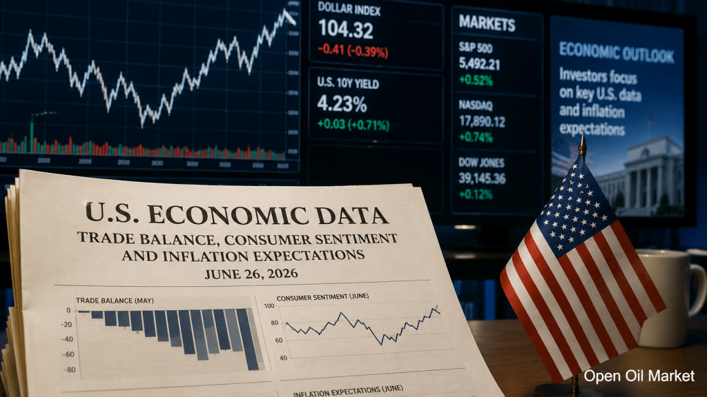 Macroeconomic Data and Corporate Reports for Investors on 26 June 2026