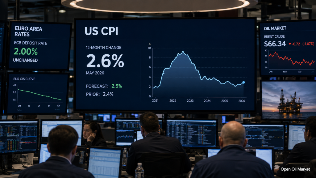Investor Calendar 8–12 June 2026: US CPI, ECB Rate, Oil, Xi Jinping's Visit to North Korea, and Oracle, Adobe, Lennar Earnings