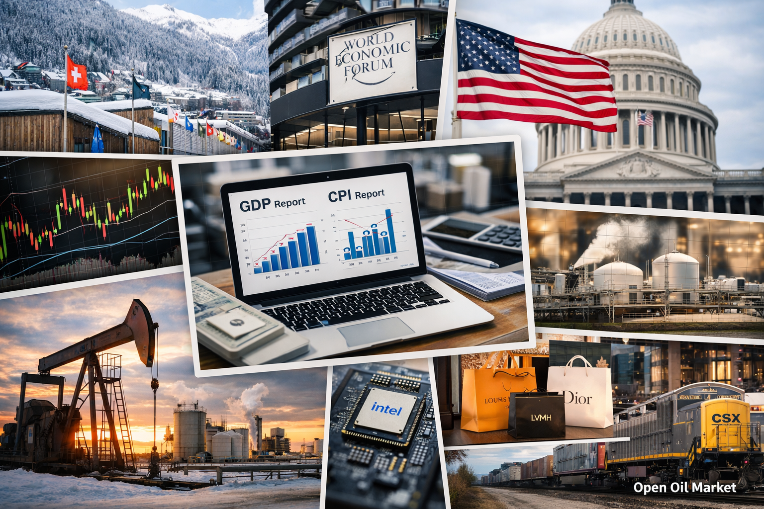 Economic Events and Corporate Reports — Thursday, 22 January 2026: World Economic Forum, US CPI and US GDP